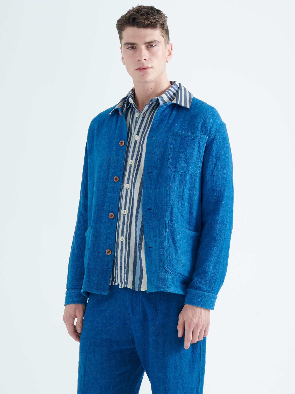 Wittering Organic Cotton Jacket in Midnight