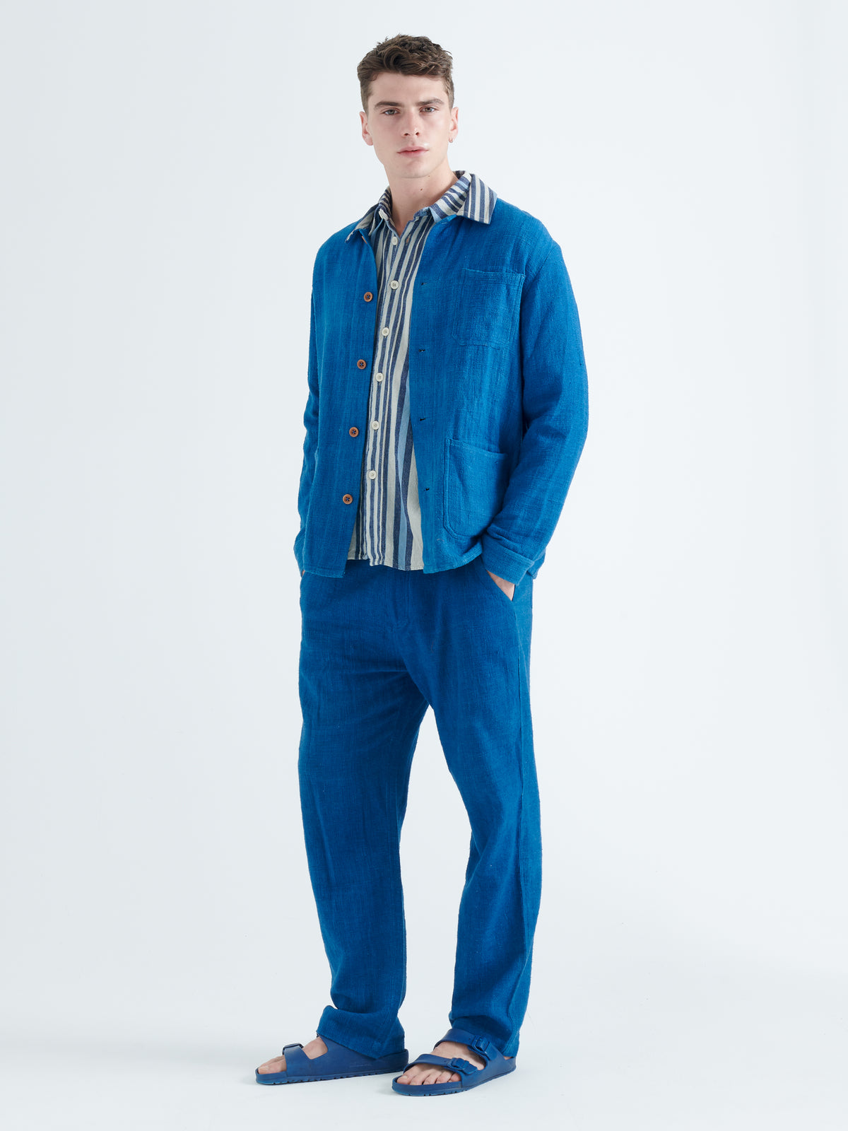 Wittering Organic Cotton Jacket in Midnight