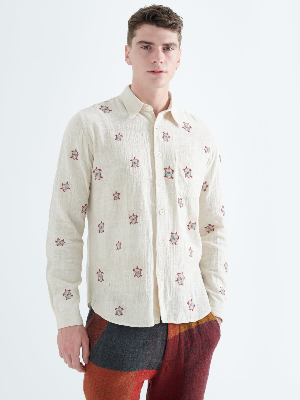 Enamorados Cotton Shirt in Cream