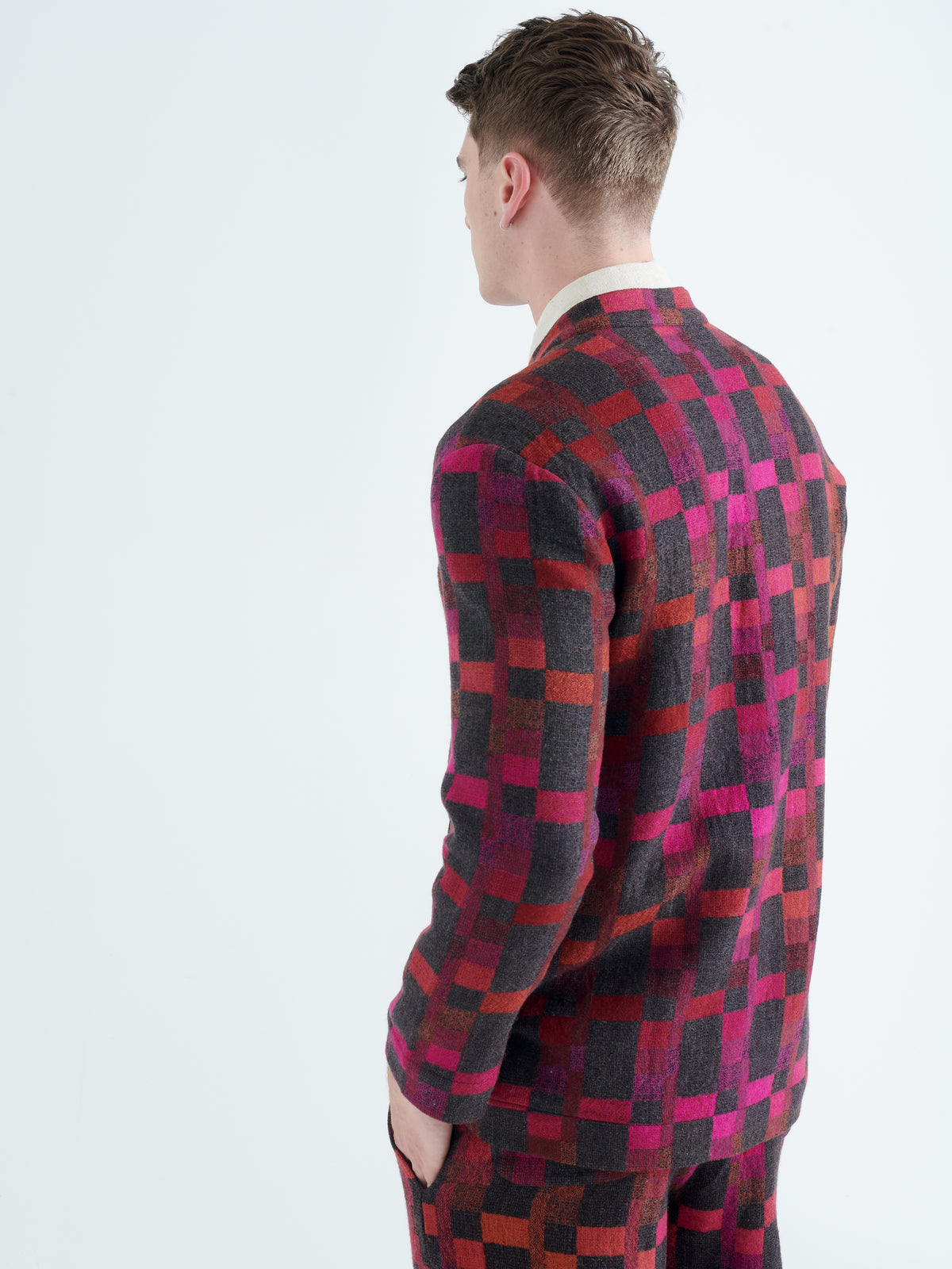 Istana Wool Jacket in Pink