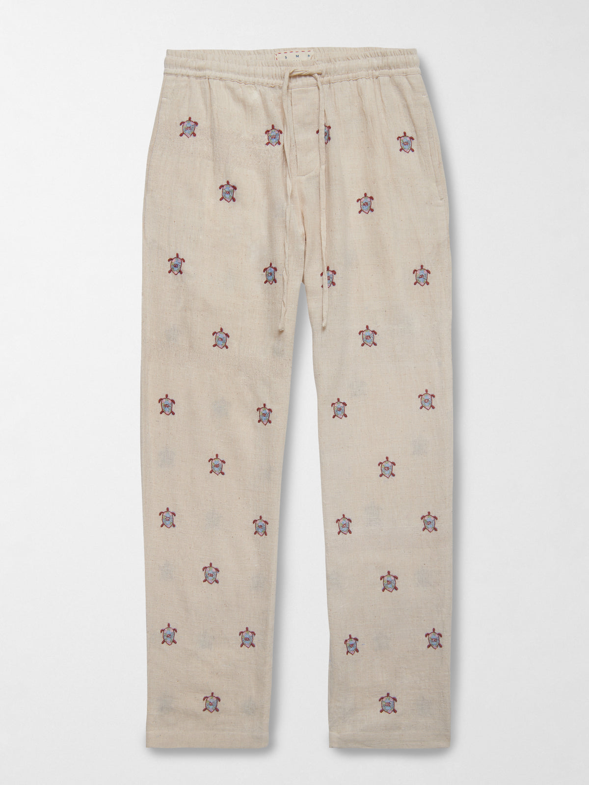 Malibu Cotton Trousers in Cream
