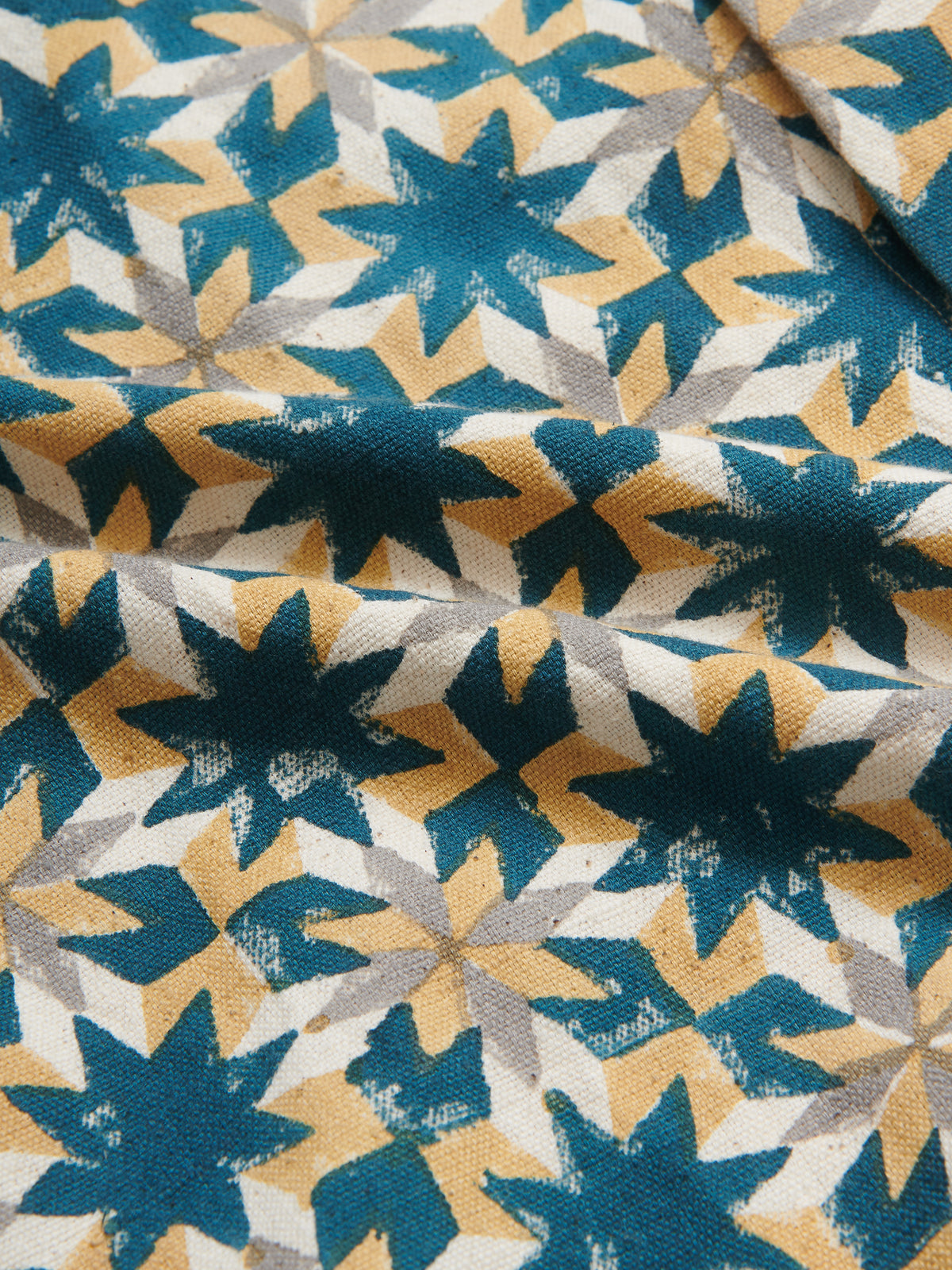 Paraiso Organic Cotton Shirt in Yellow and Green