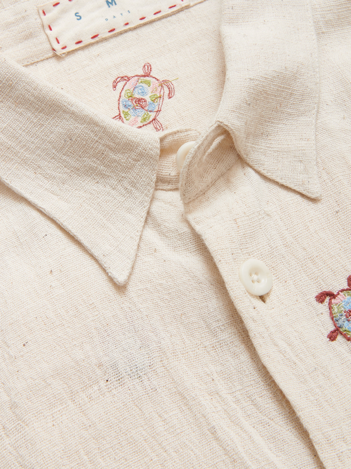 Enamorados Cotton Shirt in Cream