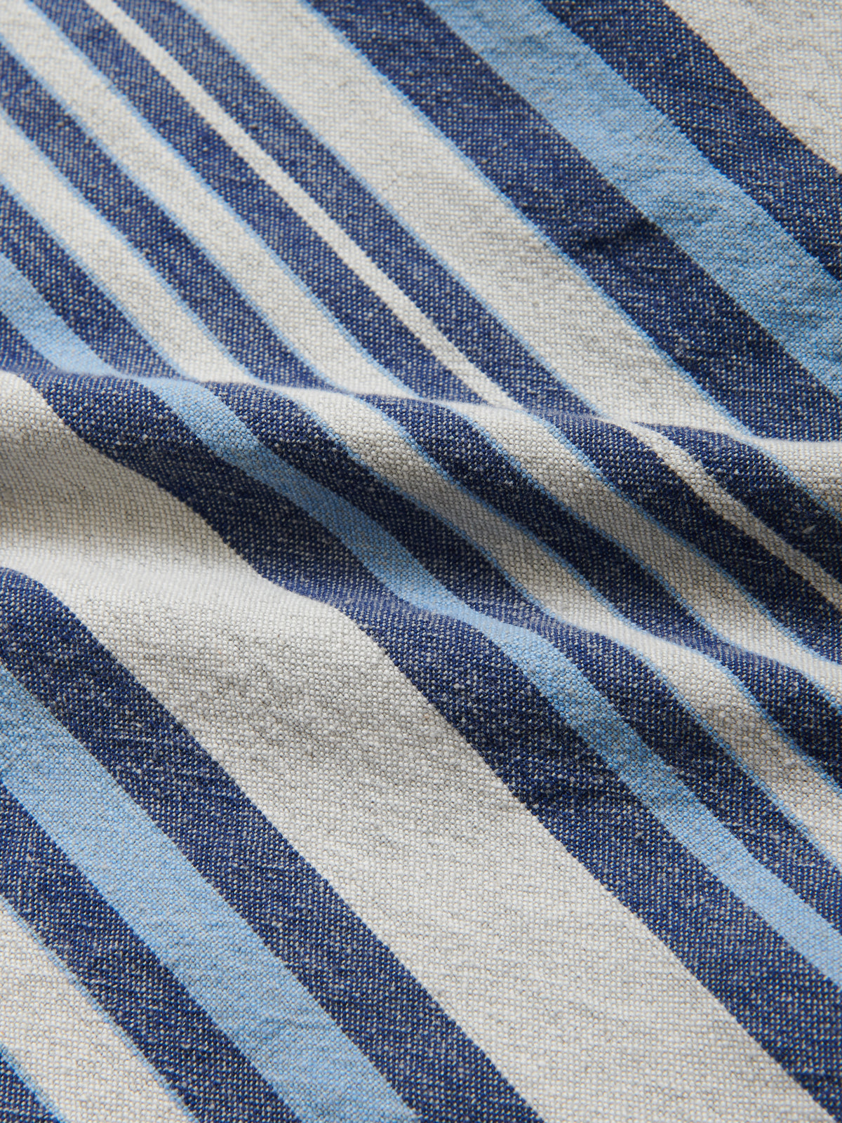 Enamorados Cotton Shirt in Blue Stripes