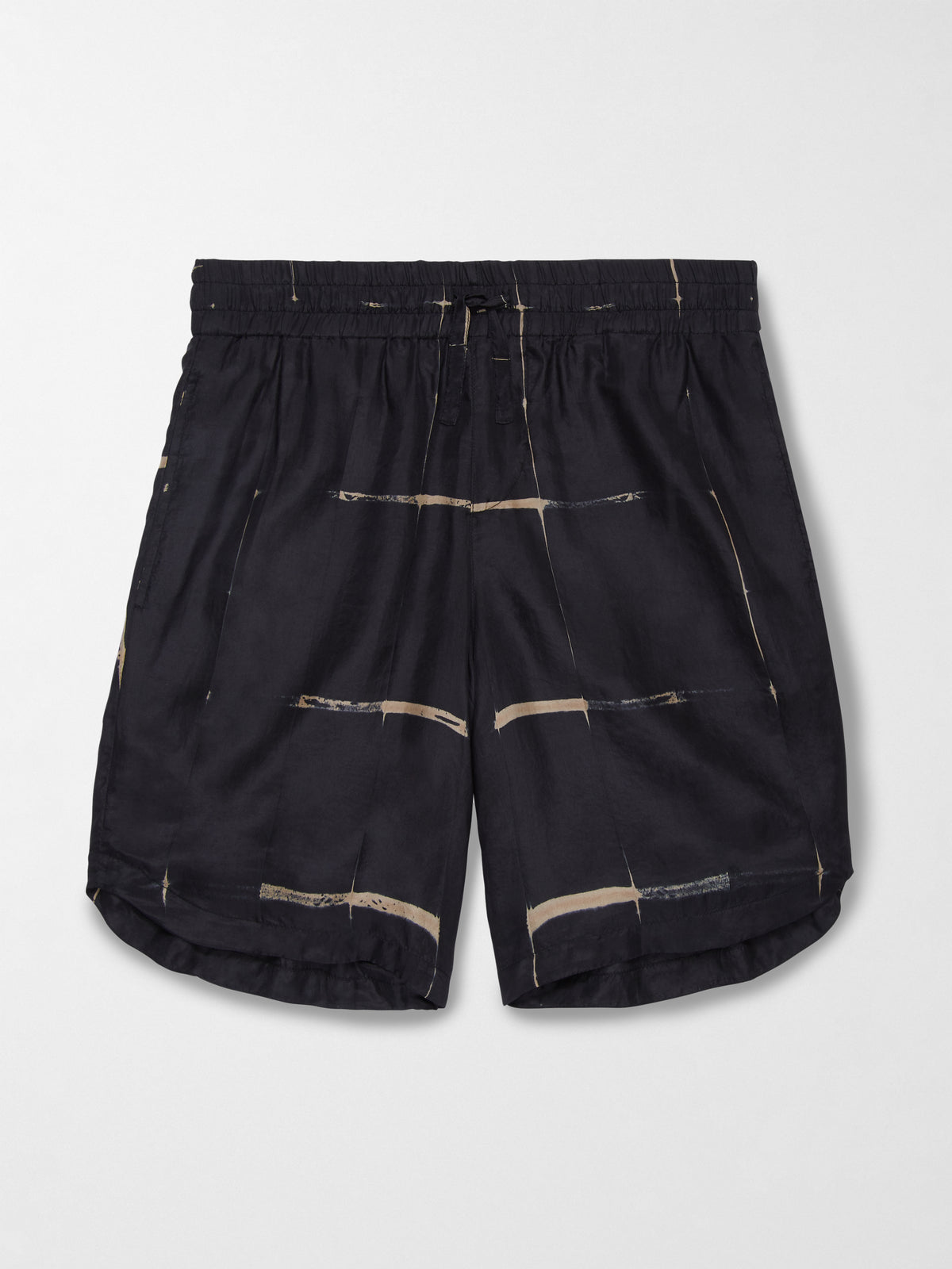 Hiri Silk Short in Black and Sand