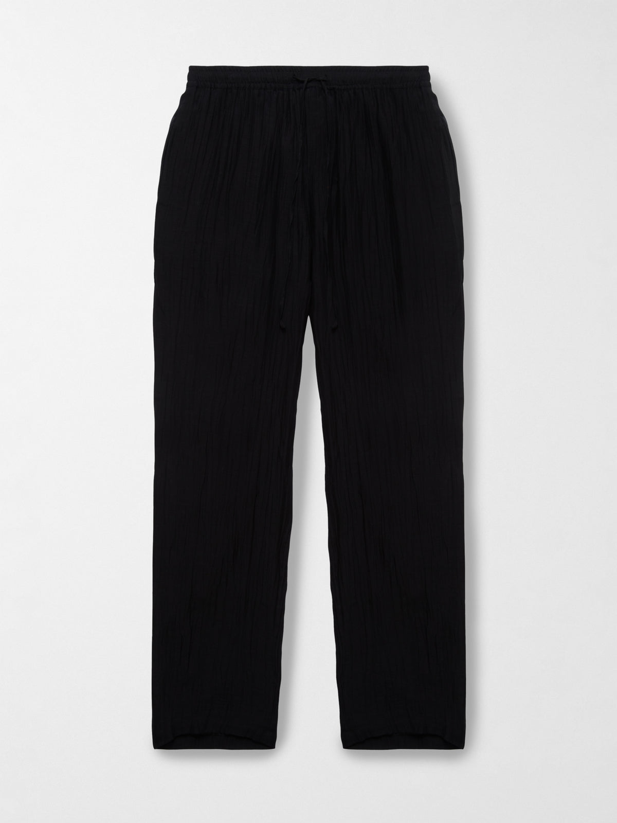 Malibu Cotton Silk Trousers in Black