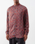 Tulum Relaxed Fit Shirt in Red and Indigo