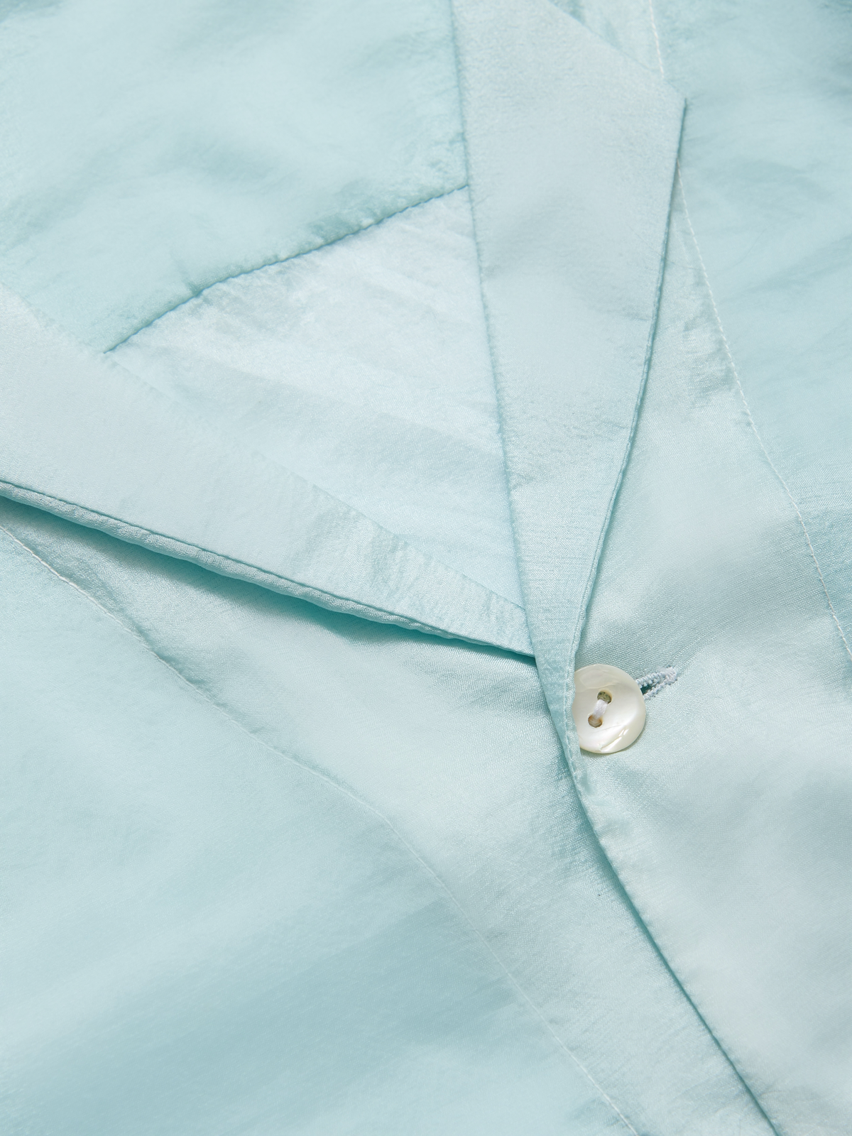 Paloma Silk Shirt in Blue Ombre