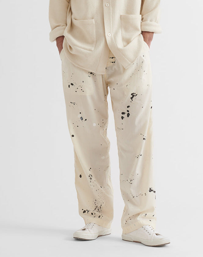 Jumeirah Trousers in Ivory and Black