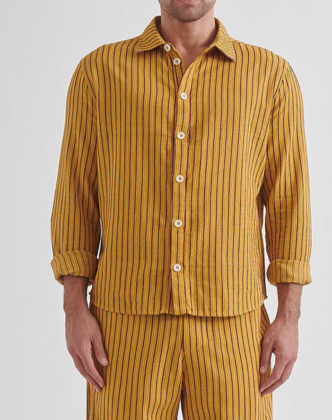 Bassa Shirt In Yellow and Red