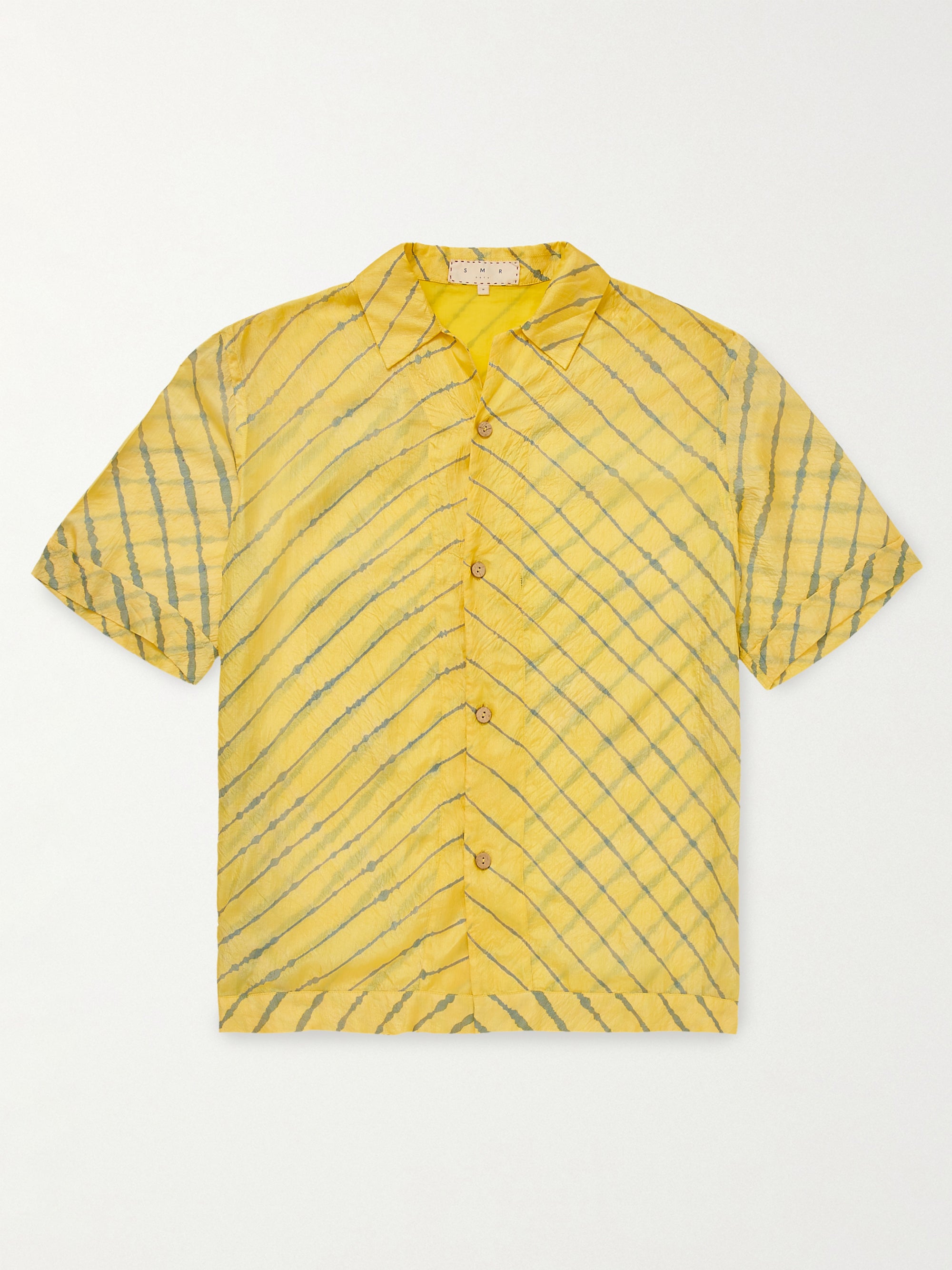 Bakoven Shirt in Yellow and Grey