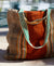 Buddy - Jute Bag with an Orange Stripe